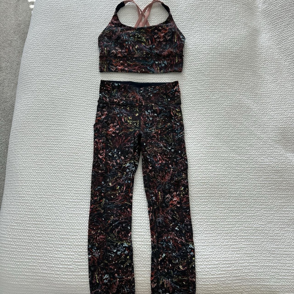 lululemon athletica Multicolor Leggings and Top Set